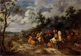 Alexander Casteels the Elder, Cavalry battle