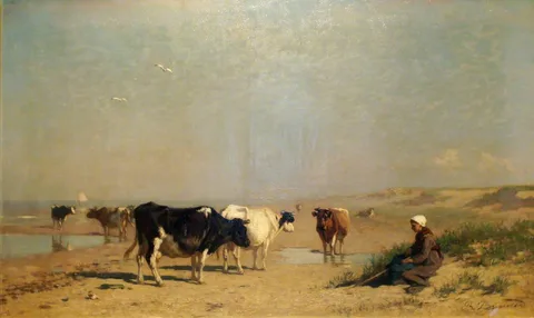 Richard Burnier, Cattle on the Seashore