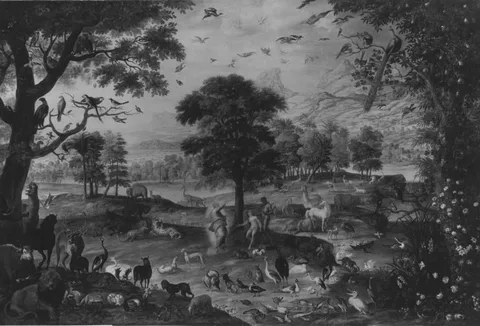 Jacob Bouttats, the creation of Adam and Eve in the Garden of Eden