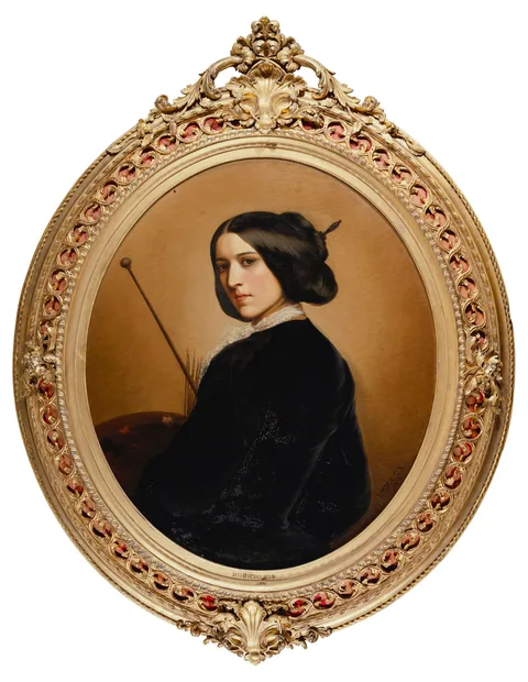 Emma Gaggiotti Richards, Portrait of the artist