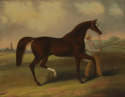 Samuel Spode, 'Bird Catcher' with a groom