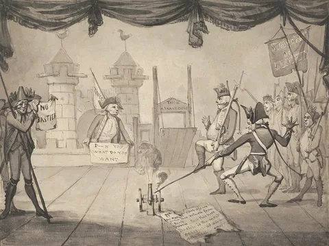 Samuel Collings, An Ampitheatrical Version of the Fall of Bastille