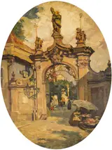 Alois Wierer, The Gate of Strahov Monastery