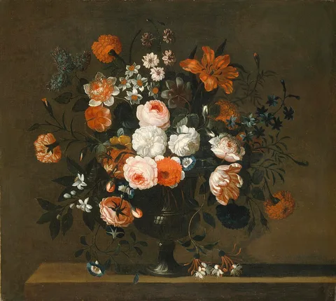 Simon Hardimé, A Vase of Flowers
