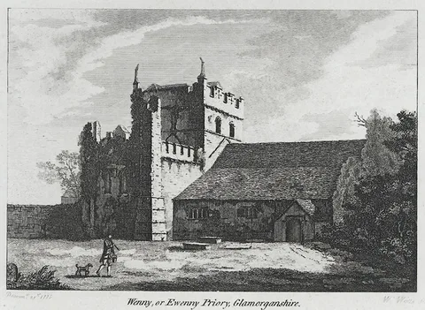 William Watts, Wenny, or, Ewenny priory, Glamorganshire