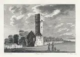 William Watts, The watch tower near St. Donat's castle, Glamorganshire