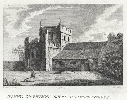 William Watts, Wenny, or, Ewenny Priory, Glamorganshire
