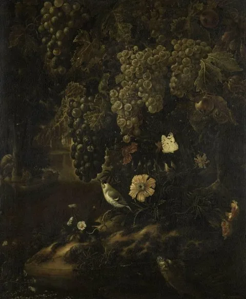 Isac Vromans, Grapes, Flowers and Animals