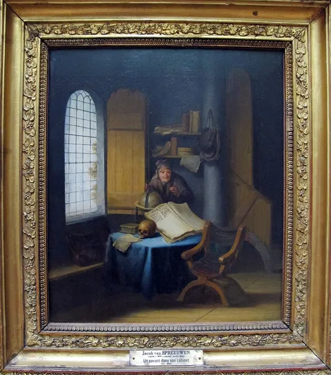 Jacob van Spreeuwen, A Scholar in His Study