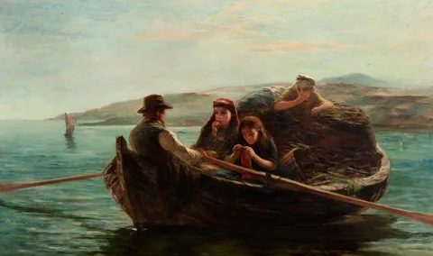 William Fleming Vallance, Peat Boat, Shetland