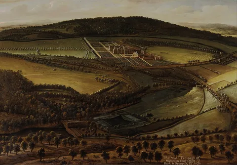 Leonard Knijff, The North Prospect of Hampton Court, Herefordshire