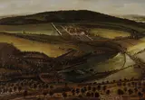 Leonard Knijff, The North Prospect of Hampton Court, Herefordshire