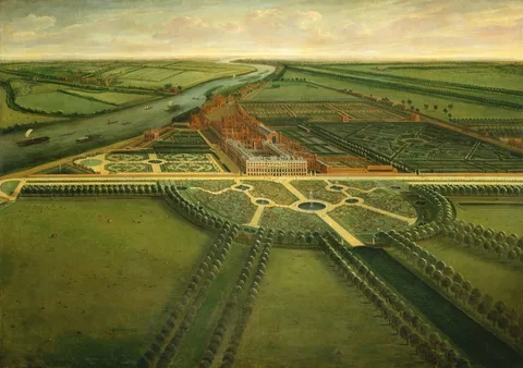 Leonard Knijff, A View of Hampton Court