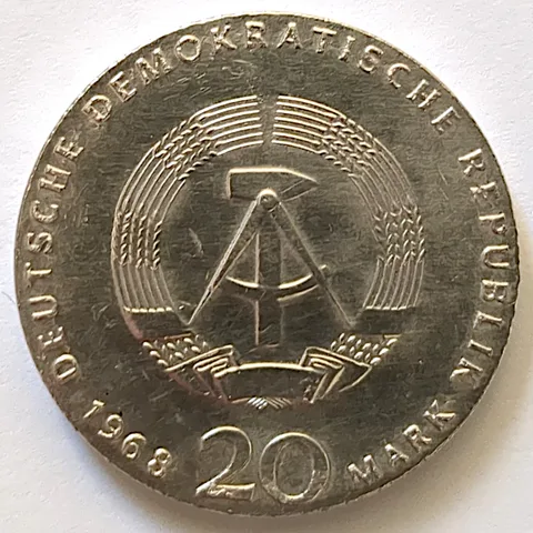 Gerhard Rommel, 20 Mark Karl Marx (1968)