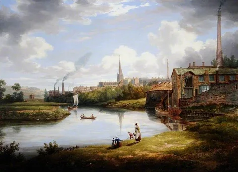 William Cowen, View of Rotherham, South Yorkshire
