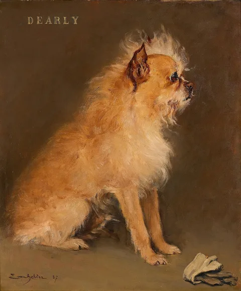 Eugène van Gelder, Portrait of the Brussels Griffon 'Dearly'