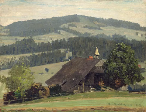 Hermann Dischler, Ospelehof Farm in Hinterzarten