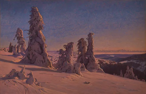 Hermann Dischler, Frozen Fir Trees on the Feldberg