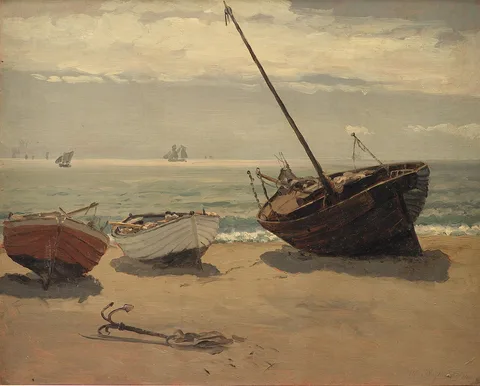 Wilhelm Xylander, Både på stranden. Skagen
