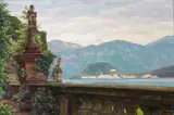 Henrik Jespersen, View over Lake Como from a Villa