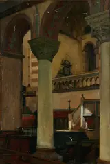 Gustav Vilhelm Blom, Interior of St. Michael, Hildesheim.