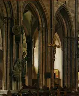 Gustav Vilhelm Blom, Interior of St. Lorenz, Nuremberg.