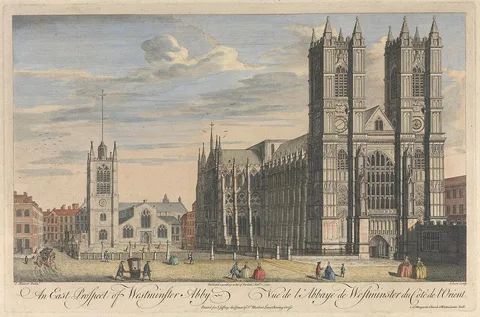 John June, An East Prospect of Westminster Abby