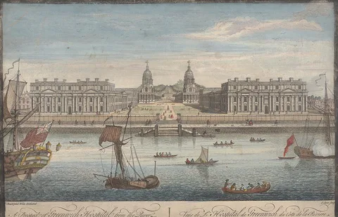 John June, A Prospect of Greenwich Hospital from the River