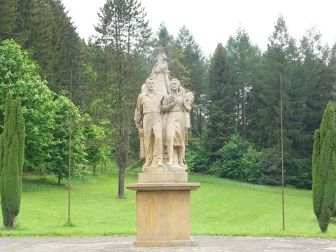 Jan Tříska, World War II memorial in Javoříčko