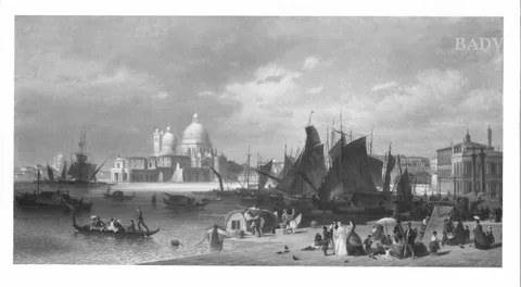 Conrad Hoff, View of Venice with S. Mar. d. Salute