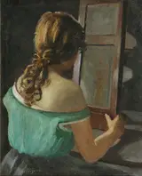 Christian Aigens, Woman seen from behind.