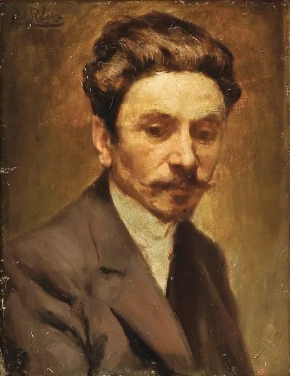 João Augusto Ribeiro, Portrait of the painter Cândido da Cunha