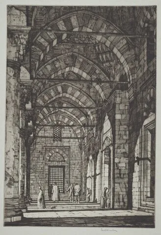 Louis Conrad Rosenberg, Mosque of Sultan Bayazid, Constantinople