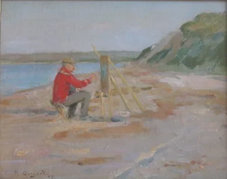 Martin Borgord, Seaside painting