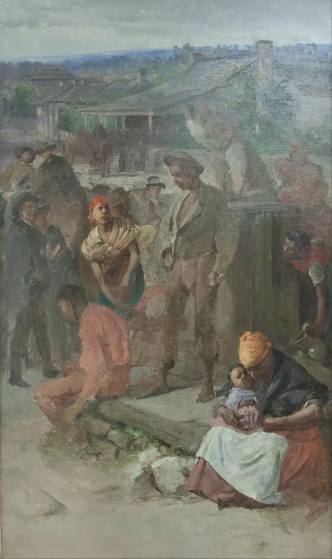 Charles T. Webber, Slave Auction