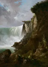Gustav Grunewald, Horseshoe Falls from below the High Bank