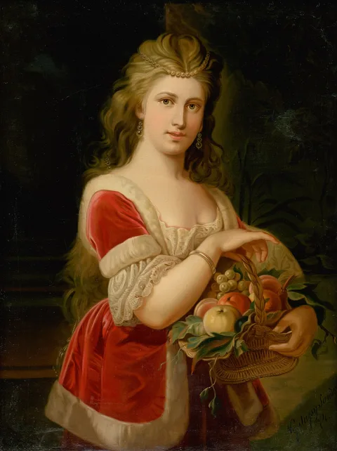 Alexander Nyulassy, Young Woman with Fruit