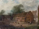 Reuben Bussey, Farmyard Scene, Sutton-in-Ashfield, Nottinghamshire*