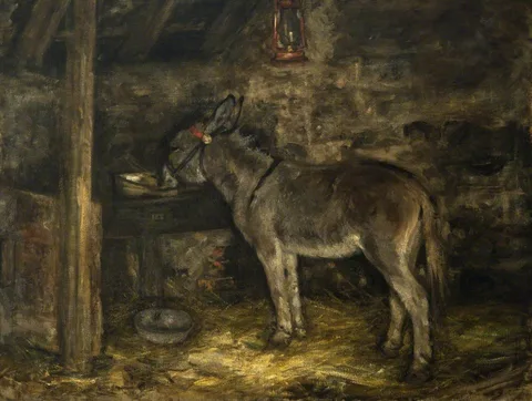 George Jackson Hutchison, Donkey in Stall