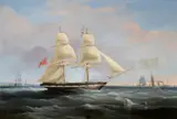James Miller Huggins, Seascape with the 'Mary Dare'