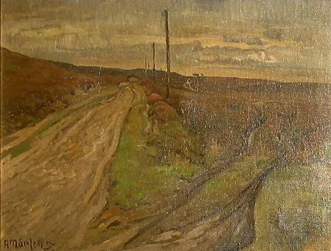 Alfred Märtens, A road through the hills.