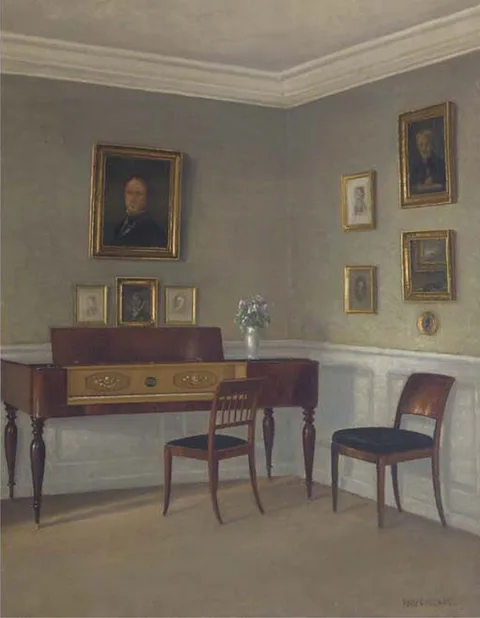 Hans Hilsøe, A music room.