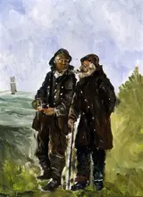 Anders Abrahamsen Kongsrud, To fiskere