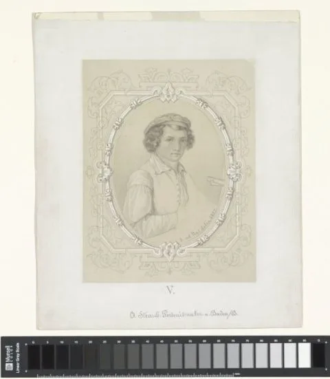 Wilhelm Suter, Portret van A. Straub