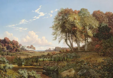 Carl Würtzen, Landscape at Ordrup.