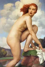 Adrien Thevenot, The surprised bather