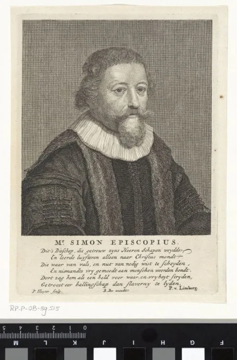 Pieter Sluyter, Portret van Simon Bisschop
