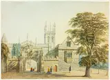George Pyne, Magdalen College and Tower, Oxford