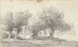 Arnoldus Johannes Eymer, Landschap met bomen