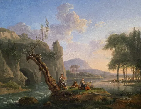 François Duval, Shepherds idyll on the river